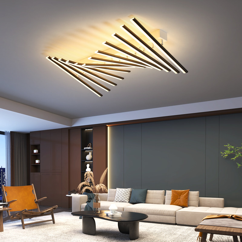 客厅灯简约现代大气家用led吸顶灯个性创意极简大厅主灯餐厅灯具