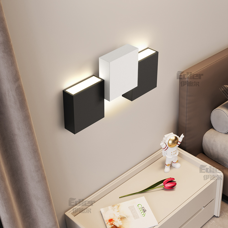 新款创意极简卧室背景墙氛围壁灯