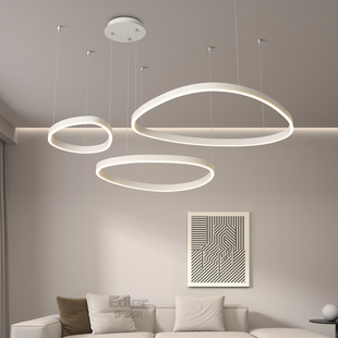 客厅吊灯现代简约个性 餐厅书房中山led灯 艺术感大厅主灯护眼新款