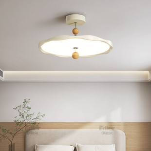 卧室吸顶灯奶油风餐厅书房灯现代简约主卧灯具全光谱护眼2026新款