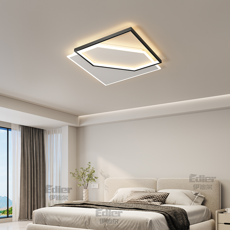 护眼卧室高级感几何艺术灯具