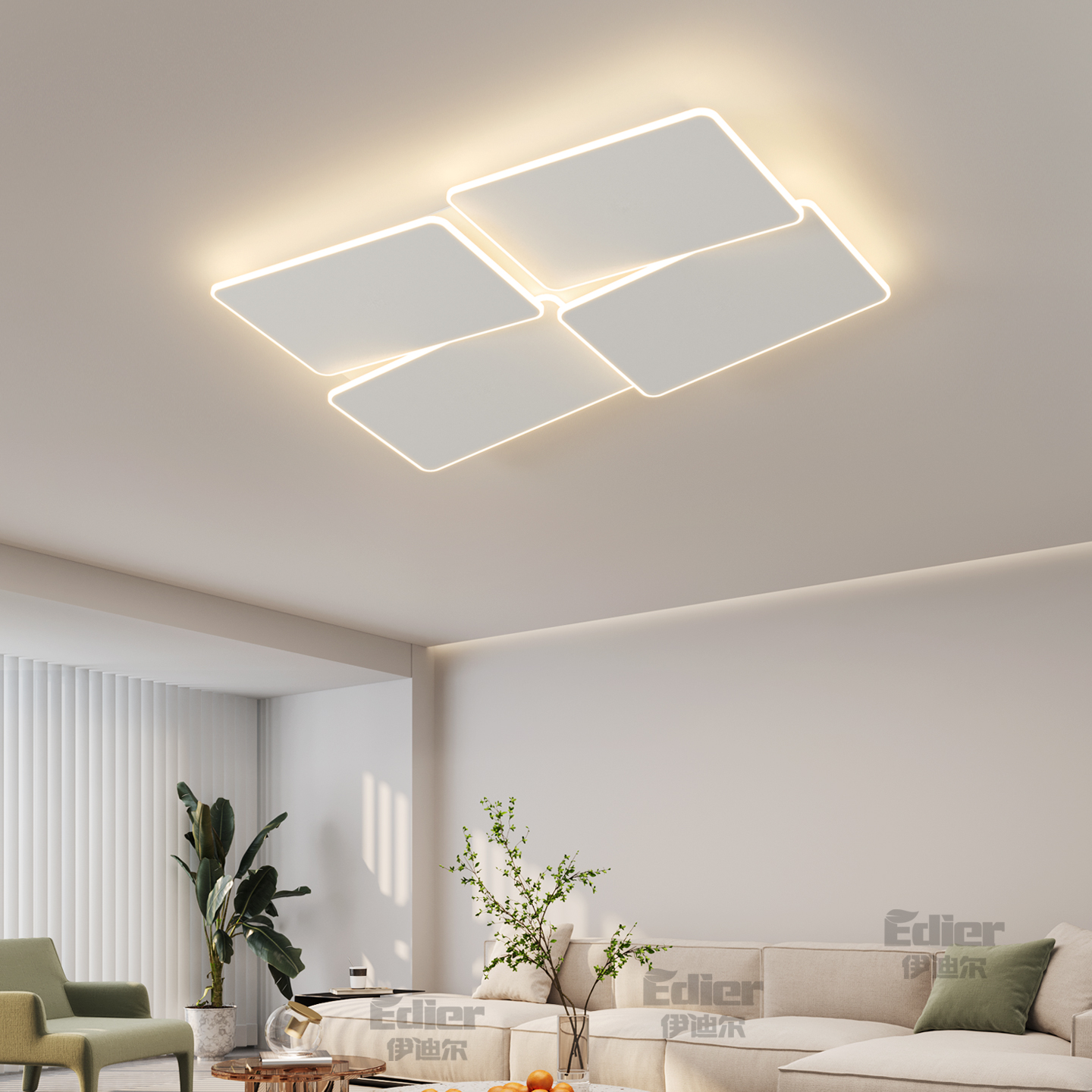 客厅吸顶灯极简轻奢高级感主灯