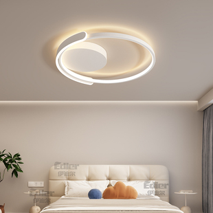 全光谱护眼房间卧室现代简约大气吸顶灯led极简创意新款 中山灯具