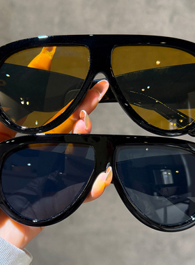 气质简约太阳眼镜遮阳超大女