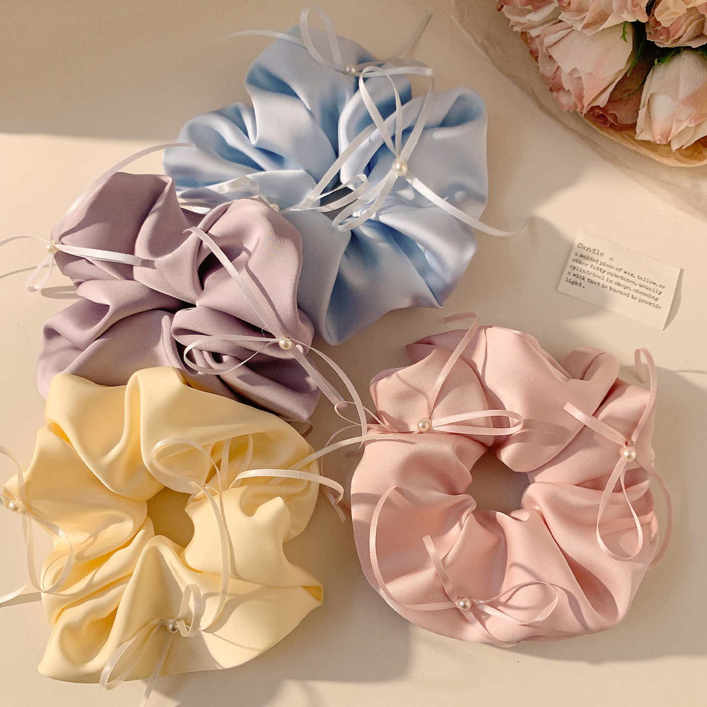 法式缎面蝴蝶结大肠发圈女高级感扎头发百搭气质2026新款发饰头绳,饰品/流行首饰/时尚饰品新,发饰,淘宝优惠券,粉丝福利购,淘宝优惠卷