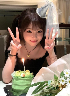 白昼小熊同款生日拍照头纱蝴蝶结帽子发夹女网纱派对公主发饰头饰