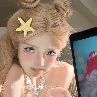 星海之梦~黄色海星发夹女