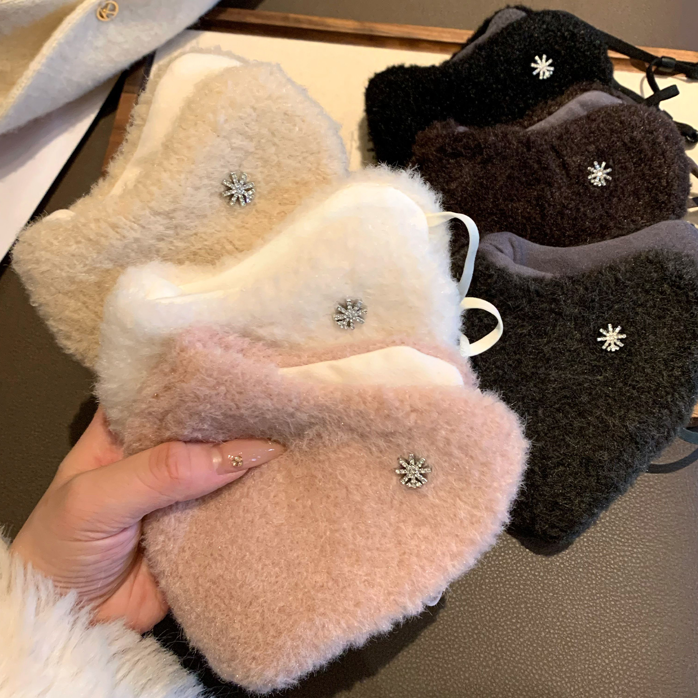 奶呼呼~加绒加厚高颜值保暖口罩