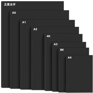 全开正度黑色手工卡纸美术名片
