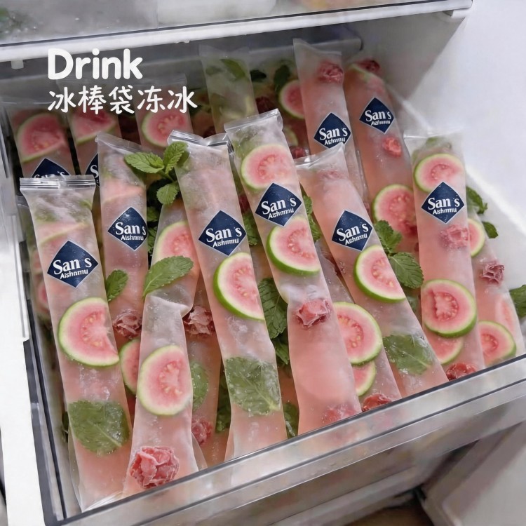 冰棒袋食品级一次性制冰袋diy自制冰棍解暑饮品冻冰块加厚密封袋