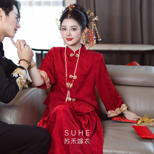新中式秀禾服婚服2026新款