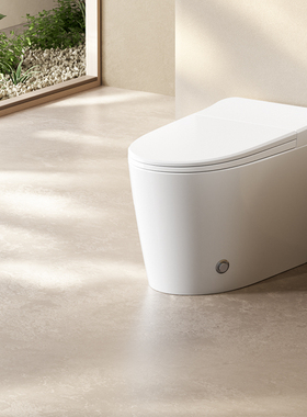 陶谷 无水压限制马桶家用麒麟冲刷脚踢冲水卫生间坐便器 60102