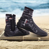 男女高帮潜水鞋 备 靴防割防刮防滑5mm加厚涉水冲浪溯溪赶海浮潜装