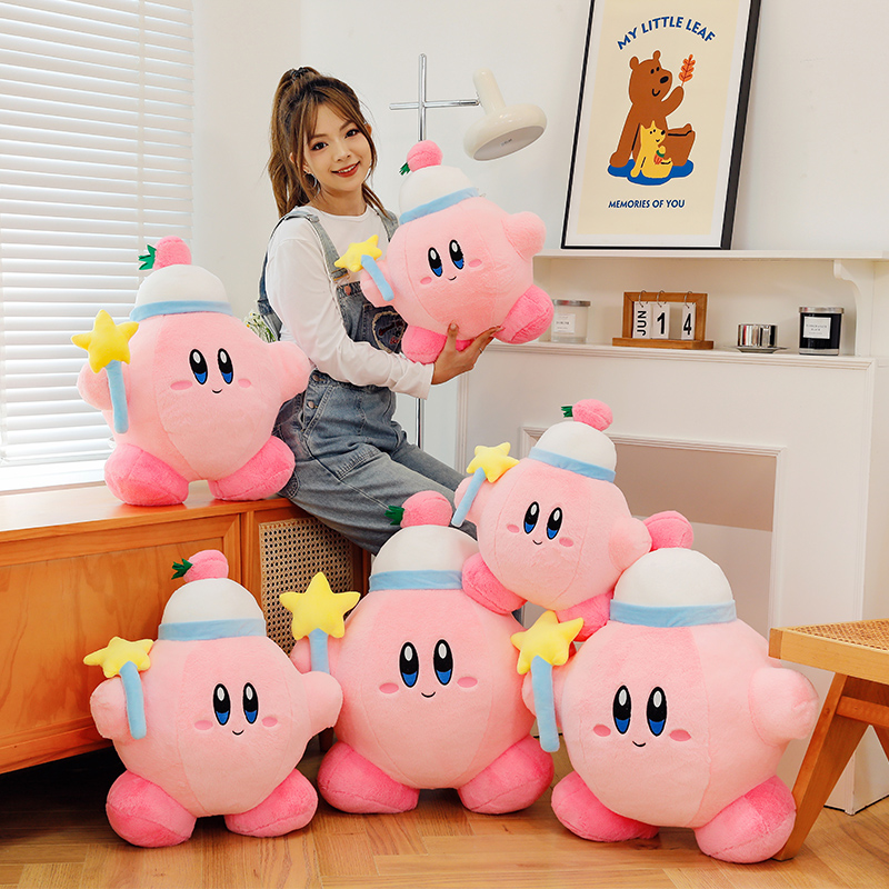 星之卡比魔法公仔毛绒玩具布玩偶