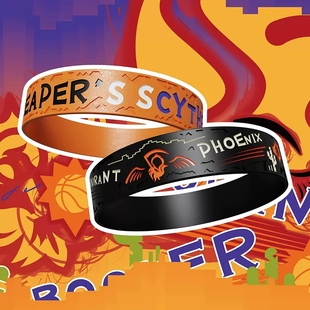 凯文杜兰特死神系列篮球手环硅胶球迷用品太阳队腕带35号7号手带