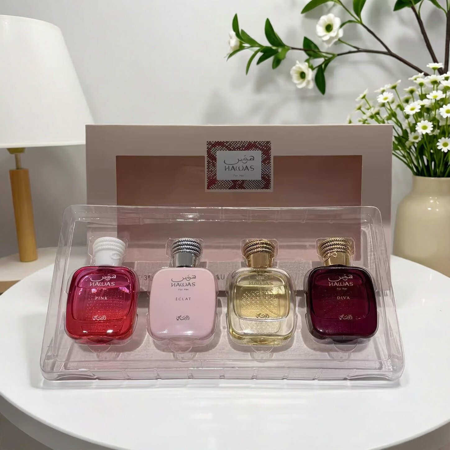 TK跨境香水哈维之水4件套盒男女香水perfume中东HAWAS香水礼盒装