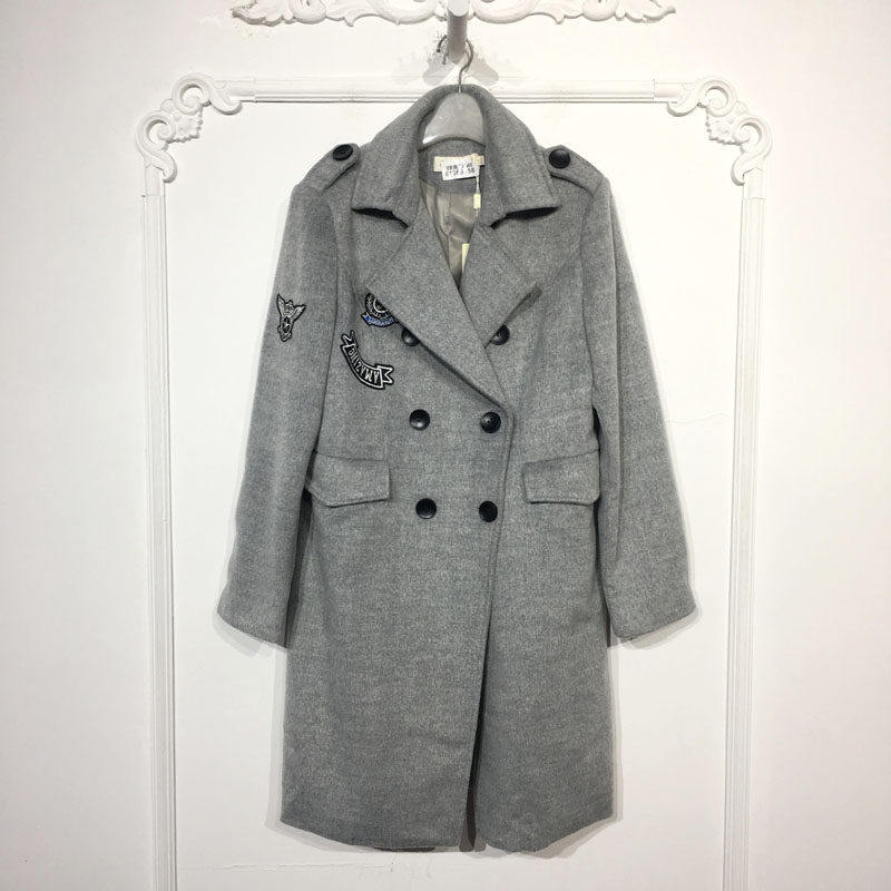 潮系列 8126S158 时尚毛呢外套品牌女装折扣颦,女装/女士精品,毛呢外套,淘宝优惠券,粉丝福利购,淘宝优惠卷