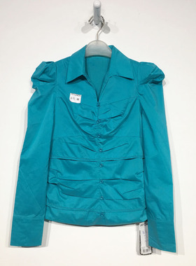 潮系列 PF12406 时尚衬衫品牌女装折扣颦