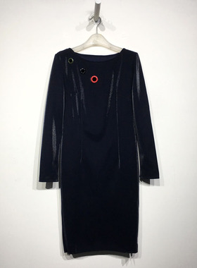 需潮系列 D84756 时尚连衣裙品牌女装折扣备