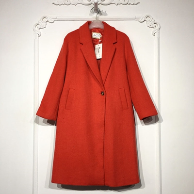 潮系列 8281S199 时尚毛呢外套品牌女装折扣颦