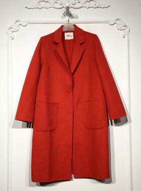 M.L系列 8248S164 时尚毛呢外套品牌女装折扣颦