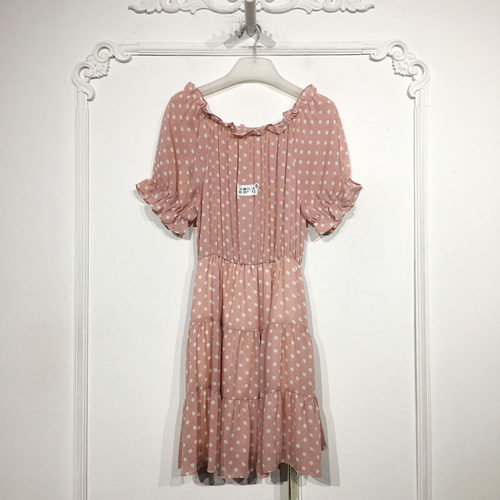 兰系列 8099S113 时尚连衣裙品牌女装折扣颦