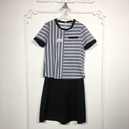 欣W系列 8215S299 时尚套装两件套品牌女装折扣颦