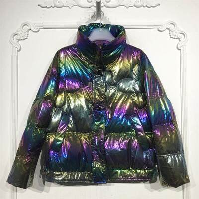 容系列 8063S038 时尚短款羽绒服品牌女装折扣颦