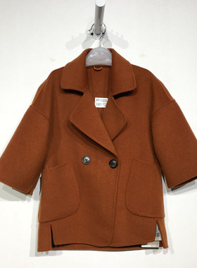 容系列 PF11535 时尚双面呢外套品牌童装折扣