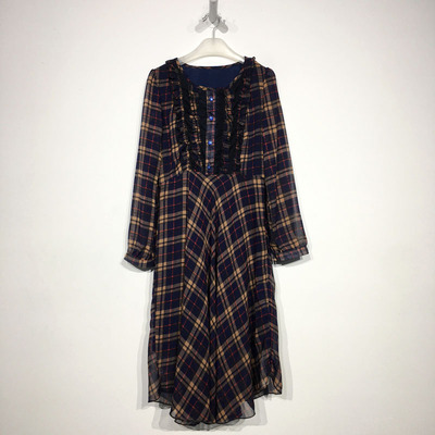 乔系列 D96410 时尚连衣裙品牌女装折扣颦
