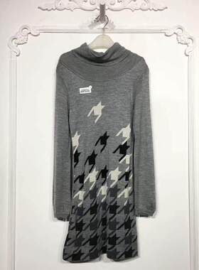 N系列 8097S258 时尚针织连衣裙品牌女装折扣颦
