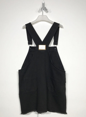 西树系列 D89393 时尚牛仔连衣裙品牌女装折扣颦