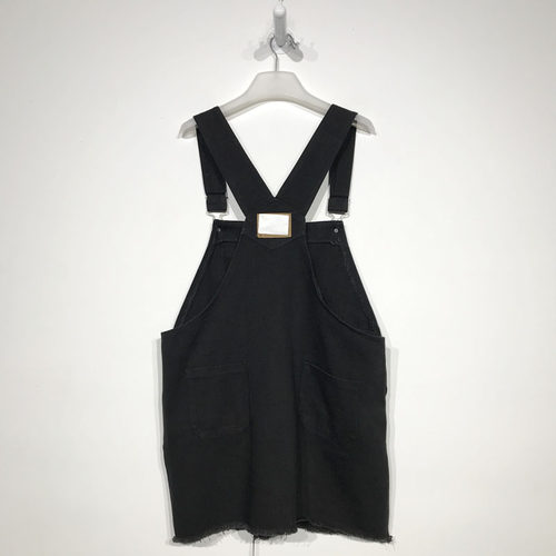 西树系列 D89393 时尚牛仔连衣裙品牌女装折扣颦