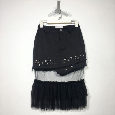 M系列 D88318 时尚半身裙品牌女装折扣颦