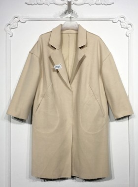 艾O系列 8147S039 时尚毛呢外套品牌女装折扣颦