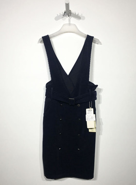 M.L系列 D83446 时尚背带裙品牌女装折扣颦