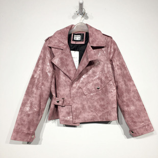 pu皮皮衣外套品牌女装 时尚 折扣颦 D98948 朝系列