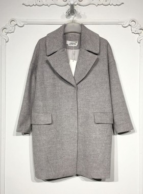 潮系列 8278S162 时尚毛呢外套品牌女装折扣颦