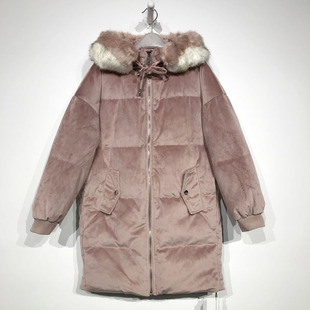 乔系列 D89971 时尚羽绒服品牌女装折扣颦