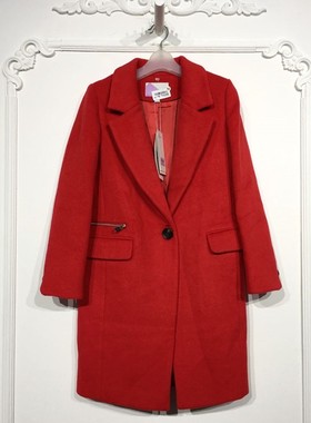 XYSJ系列 8147S035 时尚毛呢外套品牌女装折扣颦