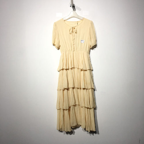 西树系列 D93002 时尚连衣裙品牌女装折扣颦