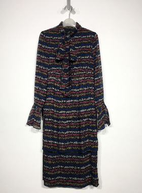 N系列 D95928 时尚连衣裙品牌女装折扣颦