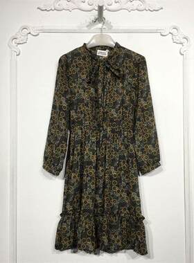 潮系列 8095S258 时尚连衣裙品牌女装折扣颦