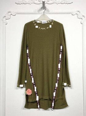 潮系列 8137S030 时尚针织连衣裙品牌女装折扣颦