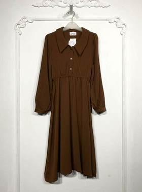 潮系列 8011S031 时尚连衣裙品牌女装折扣颦