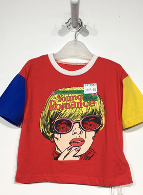 潮系列 PF11587 时尚T恤品牌童装折扣