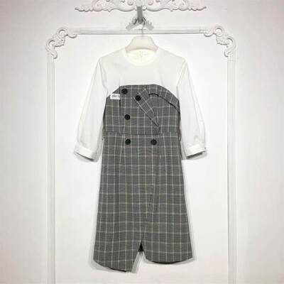 素系列 D89173 时尚连衣裙品牌女装折扣颦