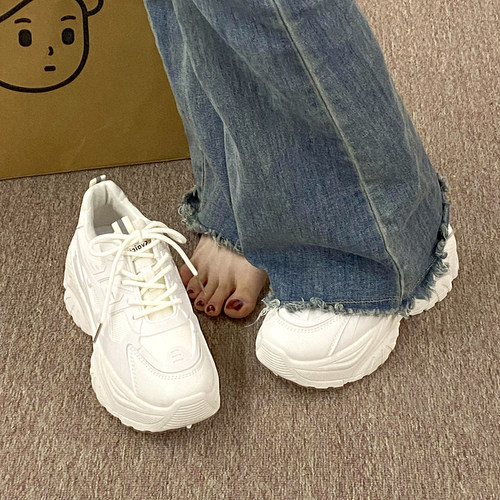 增高小白鞋休闲运动女鞋