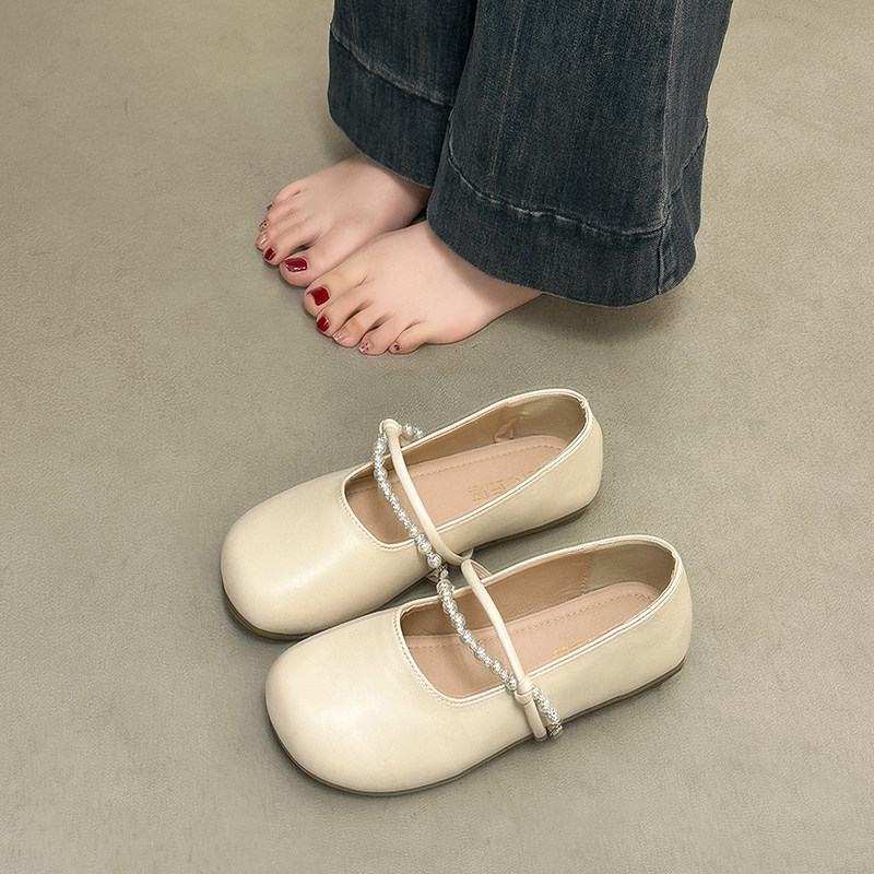 晚晚风温柔鞋平底单鞋女2026新款春季玛丽珍鞋子配裙子软底孕妇鞋,女鞋,浅口单鞋,淘宝优惠券,粉丝福利购,淘宝优惠卷