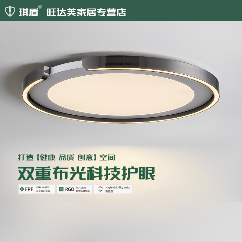 意式极简设计师款艺术吸顶灯护眼